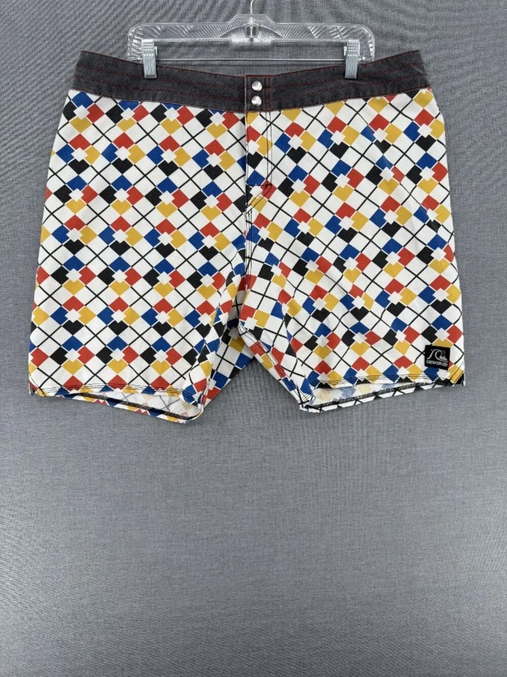Quiksilver Tioga Diamond Dobby Board Shorts Mens 40 8